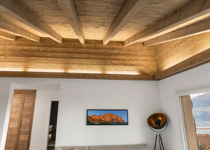 6 Pers, Grand Rénové Avec Balcon, Vue&parking Crans-Montana